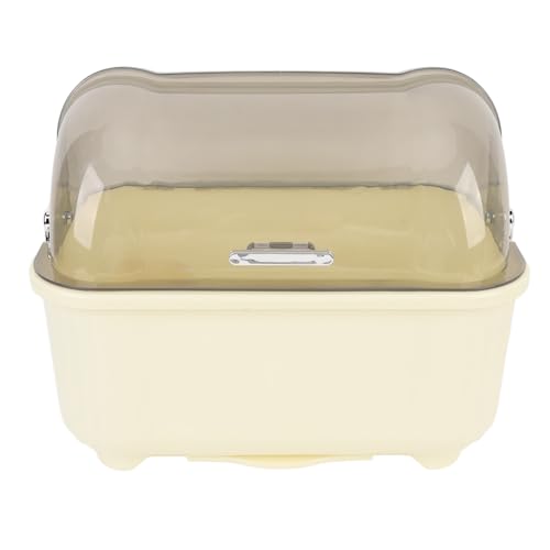 [Efficient Drainage Design] Our dish drying box features drainage holes on the bottom, allows for easy water drainage, keeping your dishes dry and clean.