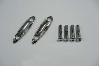 V-Twin 31-0075 - Chrome Turn Signal Block Off Plates
