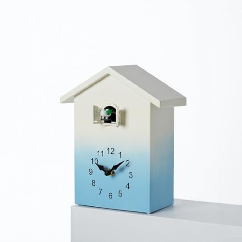 Reloj de cuco estilo nórdico de plástico ABS resistente con volumen ajustable 3