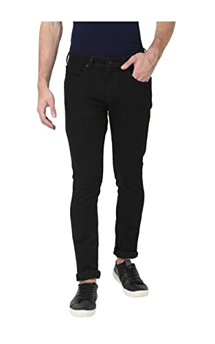 Spykar Men’s Slim Fit Washed Black Jeans Spykar Men’s Slim Fit Washed Black Jeans