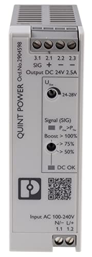 Alimentation rail DIN Phoenix Contact QUINT4 pour armoire de commande d'usine textile