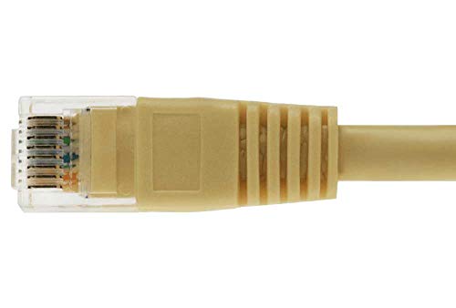Cable de red Ethernet UTP Cat 5E 9 ft amarillo miniatura 4