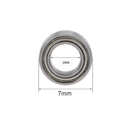 Roulement à billes de précision MR72ZZ ABEC-3 2x7x3mm double blindage - 2