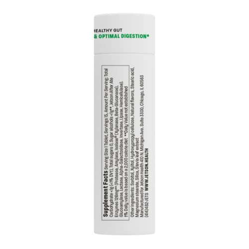 Jetson After Ate Digestive Enzyme Chewable Mints - For Fast Digestive Relief After Meals & Nutrient Absorption - Bloating & Gas Relief - Safe & Effective Digestive Enzyme - Portable Tube (15 Count) #TOP1