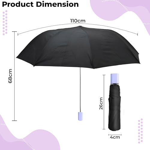Image of Kraptick Printed Travel Umbrella for Rain, UV, Wind Proof, Water-Proof Umbrella for Men /Women /Boys /Girls /Kids (UMBR-02)