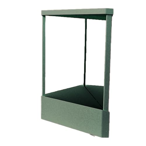 Espejo Rectangular Verde para Maquillaje y Belleza