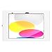 Compulocks iPad 10th-11th (A16) Gen Apex Secured Enclosure Wall Mount for Secure Tablets, Durable Display Stand, Ideal for Retail, Kiosks, Home & Office - White