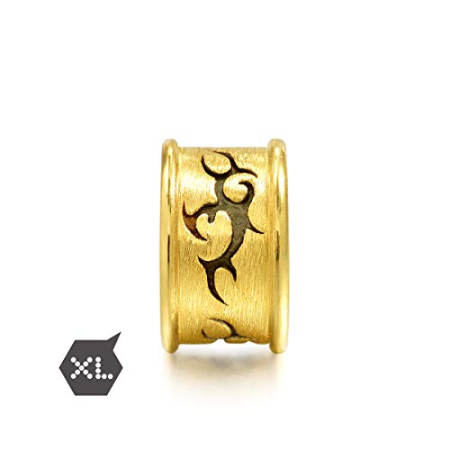 Chow Sang Sang 999 24K Solid Gold Flying Dragon Tattoo Noir Charm Bracelet For Men & Women 86641C #TOP3