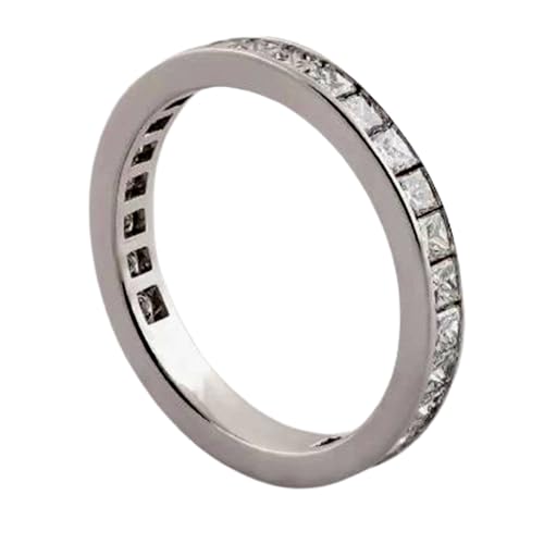 Bague de mariage moissanite : offrez l'argent 925 et la pierre de naissance d'avril