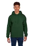 Jerzees Men's Fleece Pullover Hoodie, Forest Green, X-Large