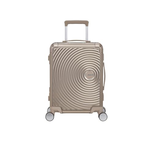 American Tourister Maleta de cabina fabricada en aluminio. Cuenta con asa superior y lateral, cierre de combinación TSA, 4 ruedas pivotantes amortiguadas para reducir el ruido y las vibraciones., 1133