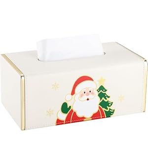 GORESE Christmas Tissue Box Cover f...