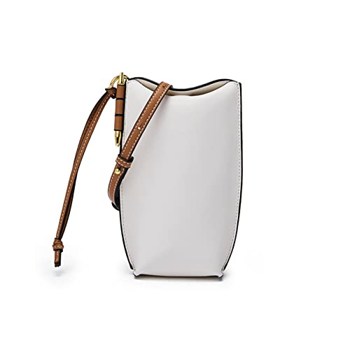 Mini sac à bandoulière en cuir véritable chic de qualité supérieure pour femme