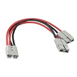 6 AWG für Anderson-Stecker auf Dual-Y-Adapter, 120 A, für den Einsatz in High-End-Fahrzeugen und Geräten (50 cm)