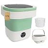 17L Portable Mini Washing Machine, Foldable Compact Washer with Spin Dryer, 3 Wash Modes for Baby Clothes, Underwear & Socks, Perfect for Apartments, Travel, Dorm & RV Living