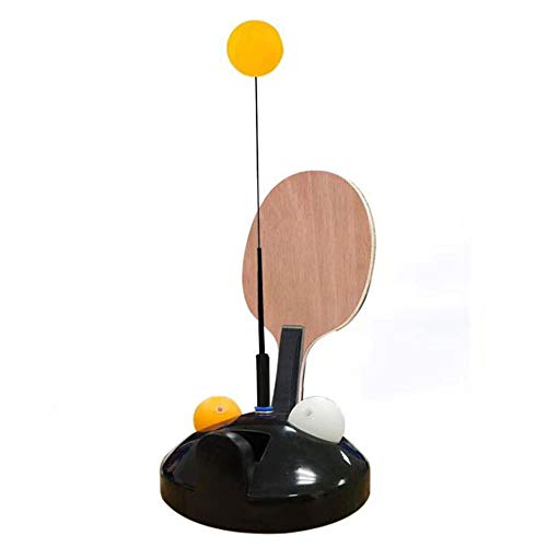 MGQ Table Tennis Trainer with Elastic Soft Shaft, Table Tennis bat Set, Portable Table Tennis Set Self-Training, Leisure Decompression Sports with 2 Rackets and 3 Balls