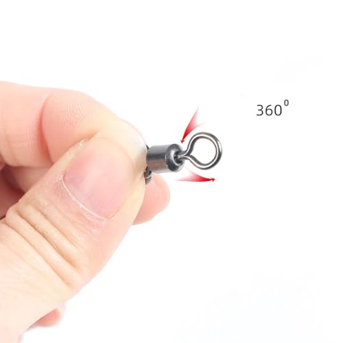 50 conectores cuadrados reforzados para pesca 50 piezas miniatura 3