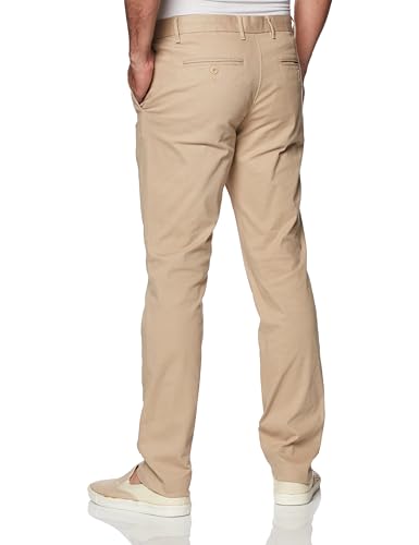 Tommy Hilfiger Herren Chino Hose Bleecker Essential Twill Slim Fit, Beige (Beige), 28W/36L – Ansicht 3