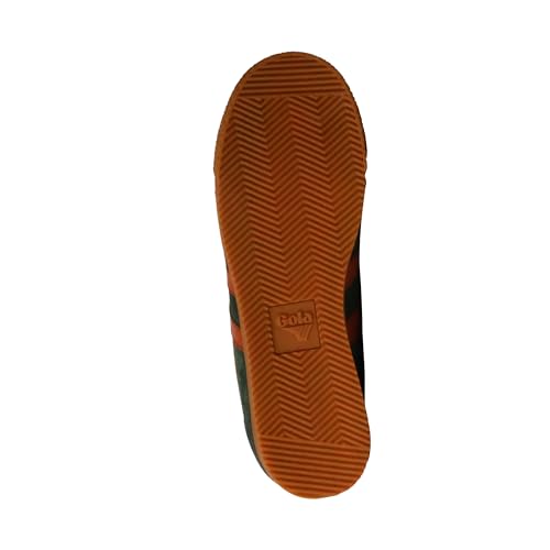Image of Gola Mens Harrier, Evergreen /Moody Orange /Navy, 7, Medium