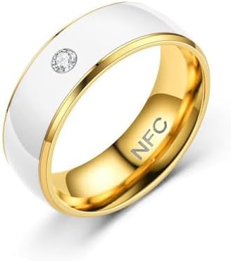 Smart Stainless Steel NFC-Finger Ring for Mobile Phone - Men Creative Wearable Contactless Technology with App Control