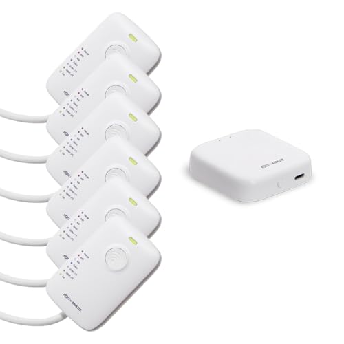 Xanlite - Pack Chauffage Connecté - 1 Passerelle KPAS01 + 6 Boîtiers de Pilotage Connectés - Radiateurs Électriques Fil Pilote - Gestion Intelligente...