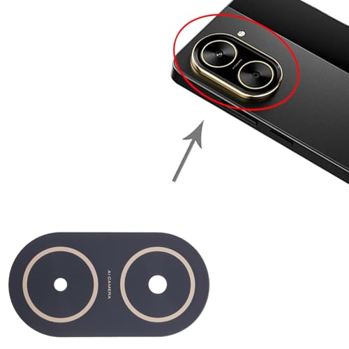 Image of Original Back Camera Lens Glass Replacement, Tworld Back Camera Lens Glass for Xiaomi Poco C71 (25028PC03I, 25028PC03G)