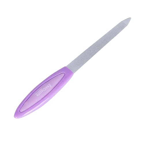 Midazzle Professional Dual-Sided Nail Filer with Grip Handle - Ergonomic Design for Precise Nail Care - Image 2