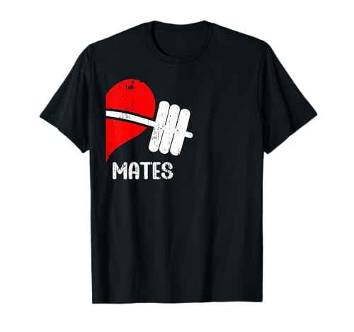 Swole Mates Couples Matching Gym Funny Tee Weightlifting T-Shirt