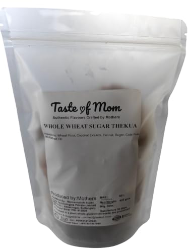 Image of Taste of MOM Thekua Traditional Bihar Sweet Snack | Whole Wheat & Sugar Indian Mithai | Classic Regional Recipe | Family Pack 425g | Traditional Indian Sweet Treat