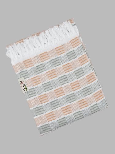 Image of RAMRAJ COTTON Pack Of 4 Cotton Bath Towel Set Crafted For Softness| Durability| And Comfortable Daily Use