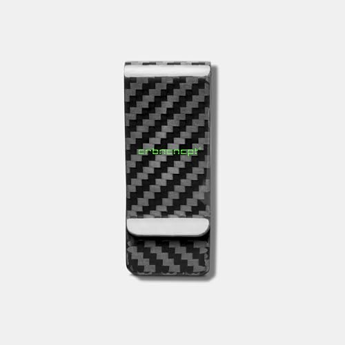 Geldklammer aus Carbon Fiber von CRBNCNCPT Geldscheinklammer
