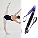 Aymzbd Yoga Strap Stretcher Belt Versatile Elastic Flexibility Adjustable Lightweight Home Pilates Gym Stretch Band, Purple