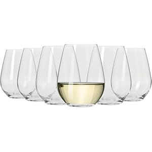 Maxwell & Williams Vino Stemless White Wine Glasses Set of 6, 4ml, Gift Boxed