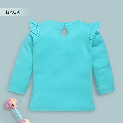 Image of LuvLap Baby Girls 100% Cotton Full Sleeve Girls Top, Pack of 02