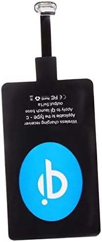 Qi Wireless Charging Charger Receiver Adaptor For LeTV Huawei Type-C | Wireless Charger | Type-C Android Phones | Qi Wireless Charging, Black