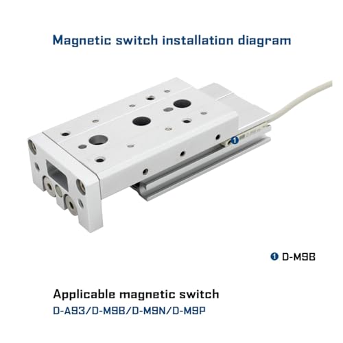 Composant pneumatique MXS12 cylindre de guidage double