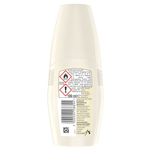 Autan Botanicals Pumpspray Insektenschutz, natürlicher Wirkstoff aus Zitronen Eukalyptus-Öl, Travel Essentials, 1er Pack (1 x 100 ml)