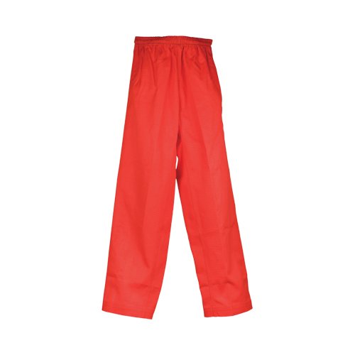 Tiger Claw Hayashi Heavy Weight Traditional Karate Pants - Red - Size 2