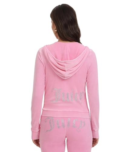 Juicy Couture womens Garment Washed Heritage Kangaroo Pocket Track2