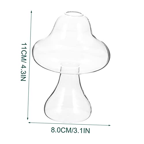Mug transparent forme de champignon verres stables anti-renversement vin - 7