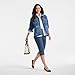 Lands' End Women s Sport Knit Capri Pants Nightfall Blue Petite Large