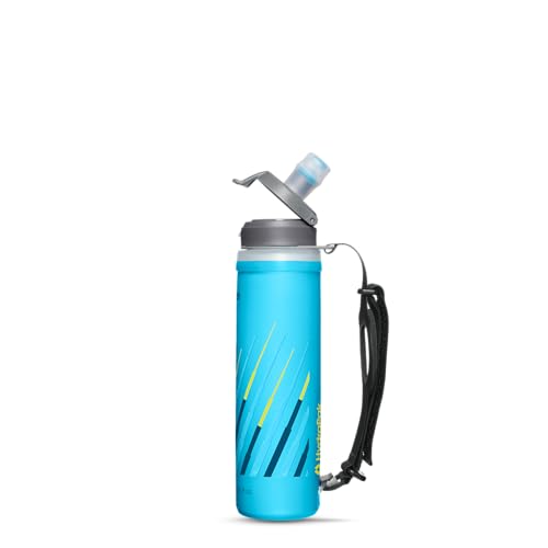 Image of HydraPak SkyFlask Speed - Collapsible Handheld Running Water Bottle (350ml, 500ml, 500ml Insulated) - Adjustable Strap, Lightweight, Spill-Proof Cap
