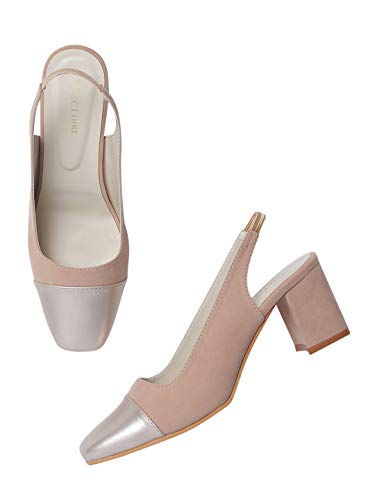 Image of Marc Loire Women's Faux Leather Comfortable Block Heel Sandals for Casual Wear, Party and Formal Occasions.