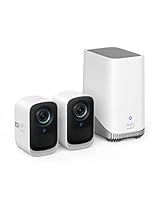 Eufy Cam 3C (S300) 2 Camera Pack Plus Homebase 3 White/Black