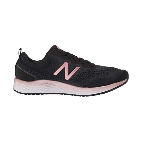 New-Balance-Womens-Fresh-Foam-Arishi-V3-Running-Shoe New Balance Women's Fresh Foam Arishi V3 Classic Running Shoe, Black/Peach Soda Metallic, 10