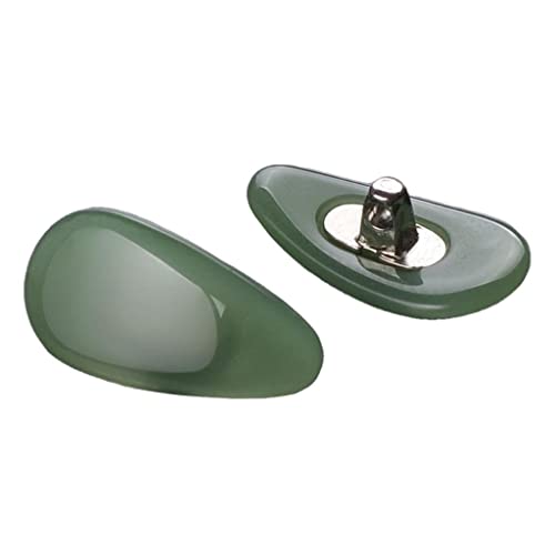 Hellery メガネ鼻パッド エアクッション 柔らかい 眼鏡メガネずり落ち防止 鼻あて ズレ落ち防止 1ペア 全3色 - 緑