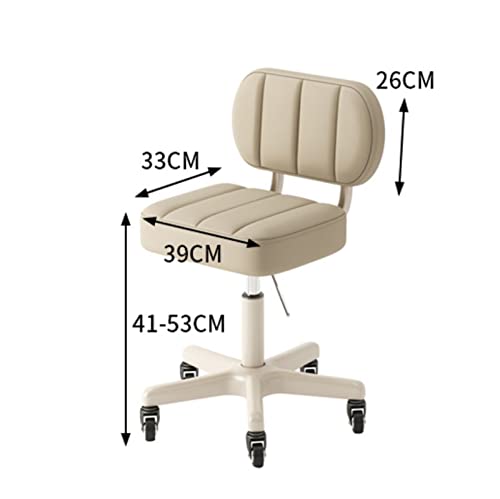 Tabouret de beauté réglable à roulettes pour magasin et bureau - 2