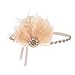 BABEYOND Flapper Headpiece for Women - 1920s Headband Roaring 20s Great Gatsby Accessories Rhinestone Feather Hair Clip