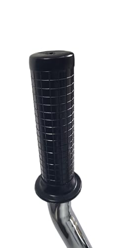 Berger & Schröter | Strechtfolienabroller Strechtabroller verchromt Stahl 400-550mm Rollenhöhe einstellbar, 30-70mm Kerndurchmesser, Abwickler Abroller für Strechtfolien, Stretchfolienspender