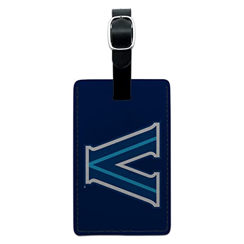 Villanova University Primary Logo Rectangle Leather Luggage Card Carry-On